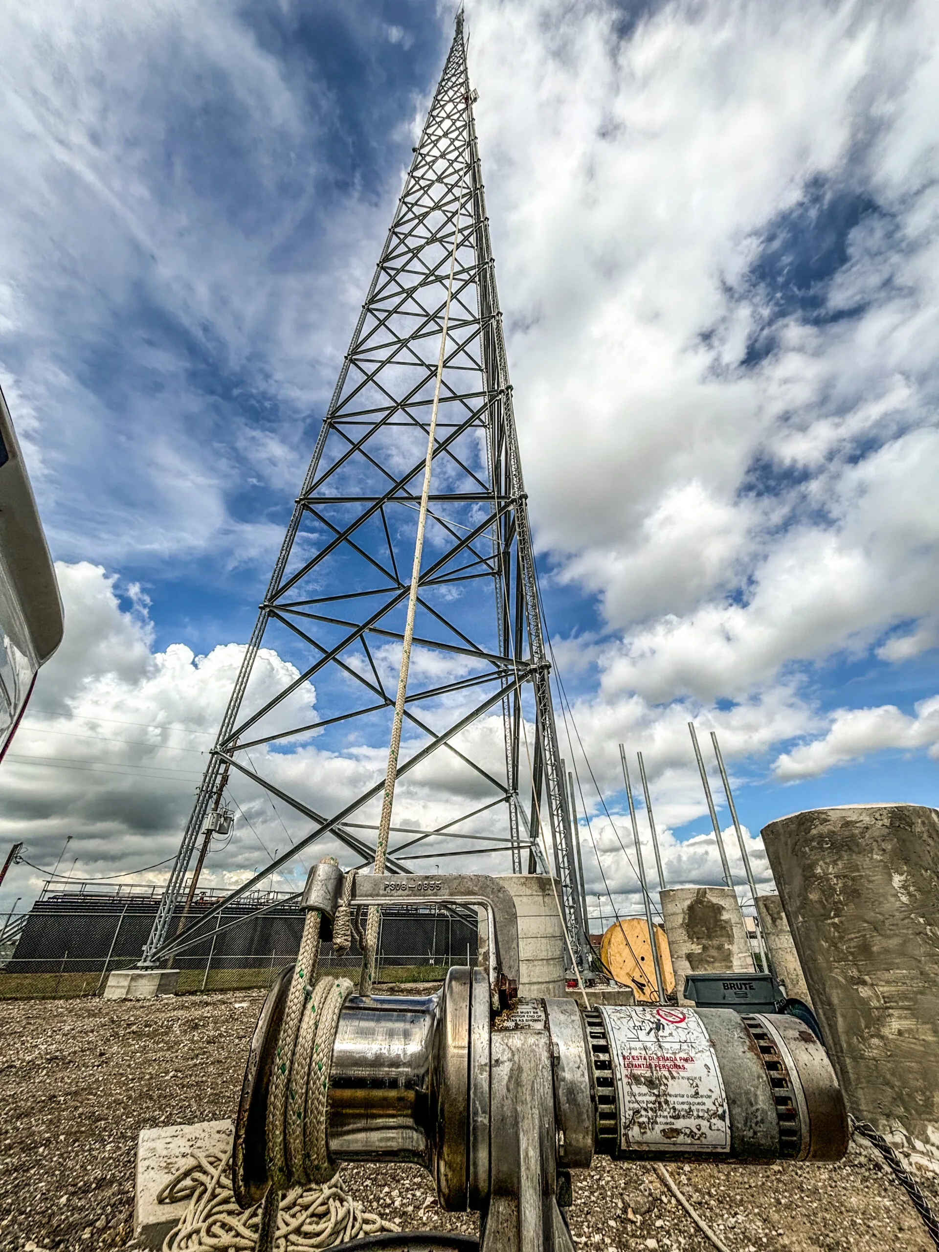 Installation of 440 FT communication tower - I2S SAS